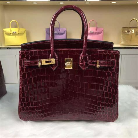 hermes birkin burgundy crocodile|crocodile Birkin from the everglades.